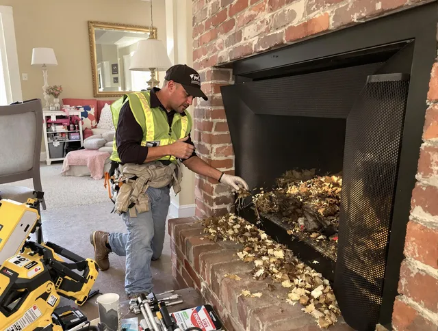 Safe screening installation by Jupiter Chimney Sweep in Jupiter, FL