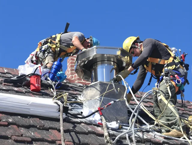 Protective chimney cap installed by Jupiter Chimney Sweep in Jupiter, FL
