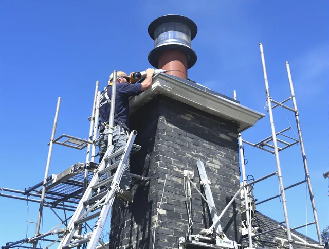 Sturdy chimney crown finished by Jupiter Chimney Sweep in Jupiter, FL