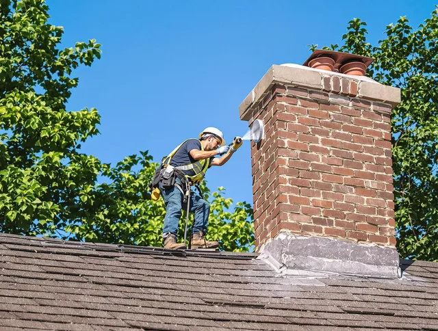 Jupiter Chimney Sweep performing an inspection with advanced tools in Jupiter, FL