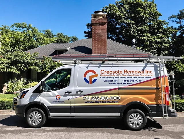 Jupiter Chimney Sweep technician removing creosote safely in Jupiter, FL