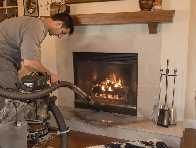 Routine fireplace upkeep by Jupiter Chimney Sweep in Jupiter, FL