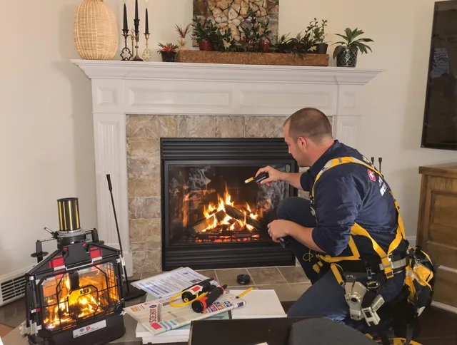 Safety-focused fireplace inspection by Jupiter Chimney Sweep in Jupiter, FL