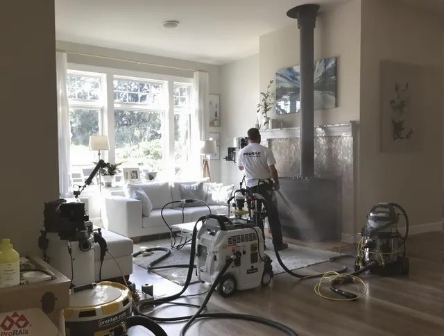 Soot removal service by Jupiter Chimney Sweep for a fireplace in Jupiter, FL